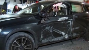 Carabinero resulta lesionado luego de ser atropellado por asaltantes en Huechuraba
