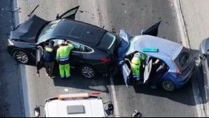 Hay personas atrapadas: Grave accidente se registra durante fiscalización en autopista en Lampa