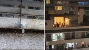 Vecina reclamó por ruidoso karaoke en edificio de Estación Central y le lanzaron huevos a su balcón