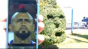 De 'Me parece horrible' a 'Quedó muy bueno': Las reacciones que deja el viralizado arbusto en homenaje a Arturo Vidal