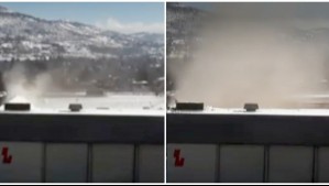 EEUU: Video muestra el momento en que techo de escuela colapsa y se derrumba por peso de la nieve