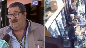 'Mi mujer expuso su vida': Dueño del minimarket que fue asaltado en Maipú y cuyo registro fue ampliamente viralizado