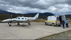 Joven chilena es trasladada de urgencias en aeroambulancia a Puerto Montt tras grave accidente de tránsito en Argentina