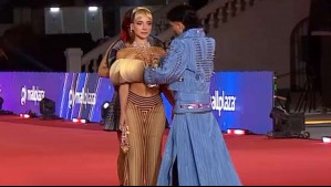 Se la jugó con llamativa perfomance: Princesa Alba transformó su vestido en la alfombra roja de la Gala de Viña 2025