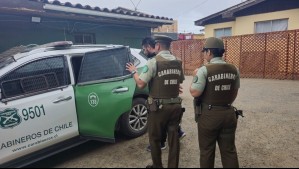 Gracias a control vehicular se logró la detención de un hombre que conducía un vehículo con encargo por robo