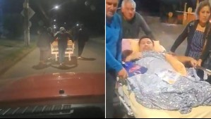 'Tenía que llevarlo como sea': Habla madre de hombre con cáncer que fue trasladado en una camilla por la calles de Vilcún