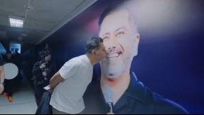 Para la buena suerte: El momento en que Pedro Ruminot se besó a sí mismo antes de su show en Viña