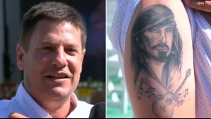 Familiar del 'Negro' Piñera se tatuó el brazo con el rostro del cantante: 'Se lo mostré y él lloró'