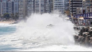 Emiten nuevo aviso de marejadas para cuatro regiones de Chile