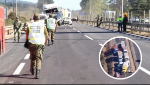 Choque múltiple en la Ruta 5 Sur: Accidente involucró a 17 vehículos y dejó 13 lesionados a la altura de Pailahueque