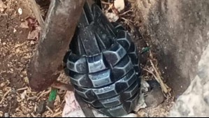 Encuentran una 'granada' en plena calle en Independencia: GOPE confirma que es un encendedor