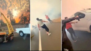 '¡Nos vamos a morir aquí!': Video muestra minutos de terror de madre e hija durante incendio forestal en La Araucanía