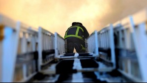 Bomberos emitió alerta por incendio forestal en Quinta Normal