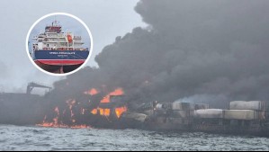 Violento choque entre petrolero y carguero pone en peligro de contaminación al mar del Norte: Hay un desaparecido