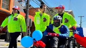 Busca costear millonario medicamento: Joven con distrofia muscular de Duchenne inicia travesía desde Puerto Montt a Santiago