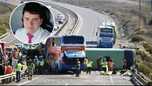 La última llamada de chofer que se bajó a ayudar y falleció en accidente de buses en Coquimbo