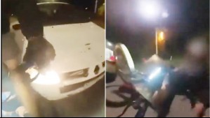 'Gracias a Dios tenía casco': Habla joven víctima de violento choque con el que intentaron robar su bicicleta en Maipú