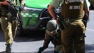 Conductor es baleado por Carabineros tras atropellar a funcionario cuando escapaba de fiscalización en Estación Central