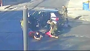 Video muestra detención de conductor que atropelló a carabinero para evadir fiscalización en Estación Central