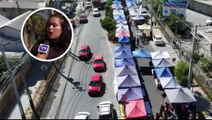 Vecinos denuncian que coleros bloquean acceso a casas en Maipú: Ellos exigen patente