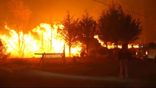 Evacuaciones por incendios forestales en La Araucanía y el Biobío: Traiguén es una de las comunas más críticas