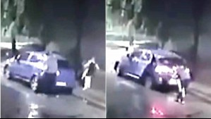 Video muestra violento portonazo en Argentina: Casi se llevan a uno de los niños