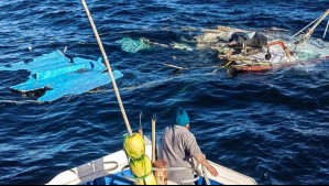 Lancha desaparecida en Coronel fue hallada semihundida: Continúa la búsqueda de sus siete tripulantes
