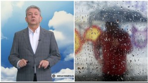 Continuarán las lluvias en la zona sur del país: El pronóstico del tiempo de Jaime Leyton para este miércoles