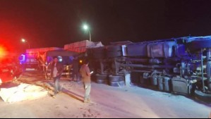 Un fallecido deja colisión múltiple en la Ruta 5 Sur a la altura de San Javier