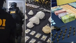 Hay líderes narcos entre los detenidos: Operativo en varias comunas de Santiago logra desarticular bandas delictuales