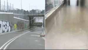 'Miles de millones malgastados': Vecinos denuncian que paso bajo nivel en San Francisco de Mostazal siempre se inunda