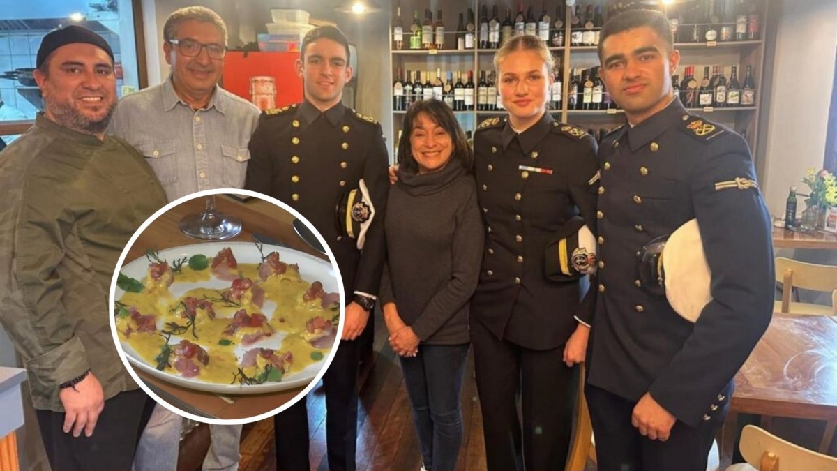 Comió croquetas de mechada, corvina y pagó su cuenta: Así fue el almuerzo de la princesa Leonor en restaurante de Viña - Meganoticias