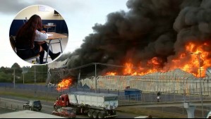 Suspenden clases en dos comunas por gran incendio en exportadora de frutas en Paine