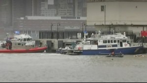 Helicóptero con tres niños a bordo se estrella en el río Hudson de Nueva York: Los seis pasajeros murieron