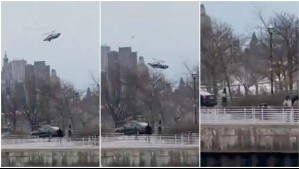 Tres niños y tres adultos murieron: Revisa el momento exacto de la caída de helicóptero al río Hudson en Nueva York