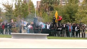 Se registran incidentes en las cercanías del Monumental pese a suspensión del Arengazo