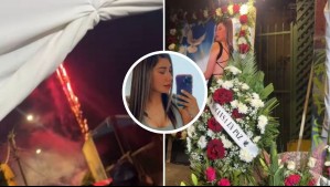 Velorio con DJ y fuegos artificiales: Despiden a conductora que falleció tras chocar junto a dos amigas en 10 de Julio