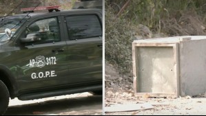 Operativo policial por misteriosa caja fuerte encontrada en Maipú