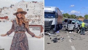 Influencer española sufre fatal accidente junto a su familia: Su marido murió y ella logró salvarse junto a su hijo de 8 meses