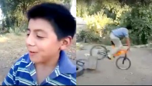 ¿Recuerdas a 'El Tarro', el niño que caía de una bicicleta en un famoso viral chileno?: Así luce actualmente