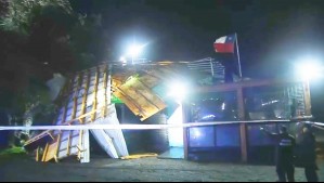 Fuerte temporal azota a la zona sur del país: Reportan vientos de hasta 125 km/h y varios daños estructurales