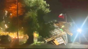 'Fue una noche muy larga': Temporal en el sur genera voladuras de techumbres, caída de ramas y cortes de camino