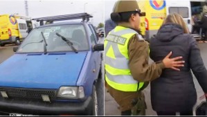 Conductora es detenida por manejar vehículo con revisión técnica falsa: 'Asumo la responsabilidad, yo no sabía'