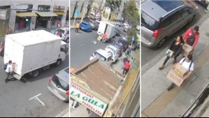 Cuatro detenidos por robar carga de camiones en el Mercado Cardonal de Valparaíso: Videos delataron su modus operandi