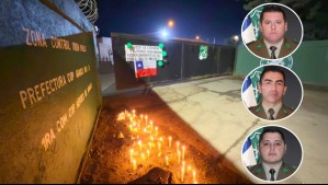 Video: Vecinos conmemoran con velatón un año del triple homicidio de carabineros en Cañete