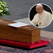 En su funeral, el Papa Francisco utiliza una sencilla prenda como símbolo de la austeridad que personificó mientras lideró a la Iglesia Católica. Revisa la particular imagen.