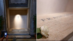 Gran cantidad de fieles visitan la tumba del papa Francisco en la Basílica Santa María la Mayor de Roma