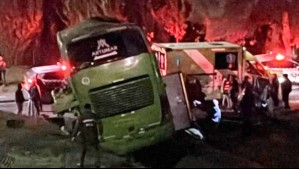 Al menos un muerto y varios heridos deja accidente en la Ruta 5 Sur