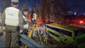 'El vehículo menor venía en contra del tránsito y colisionó al bus': Testigo del accidente en la Ruta 5 Sur que dejó un muerto