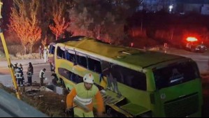 Pasajero de bus accidentado en Ruta 5 Sur en Meganoticias: 'Lamentablemente personas salieron eyectadas'